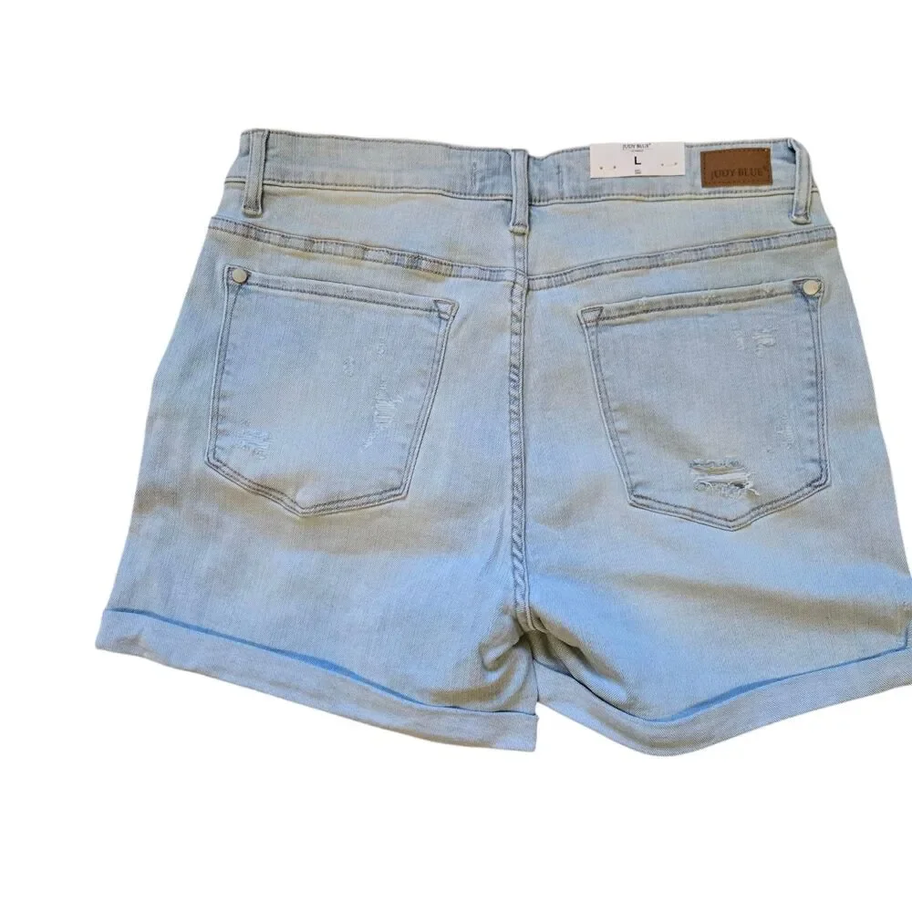Judy Blue Shorts Cuffed Southwest Patches‎ Tribal Aztec